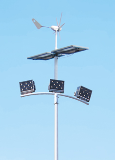 12米太阳能风光互补路灯HK30-22003